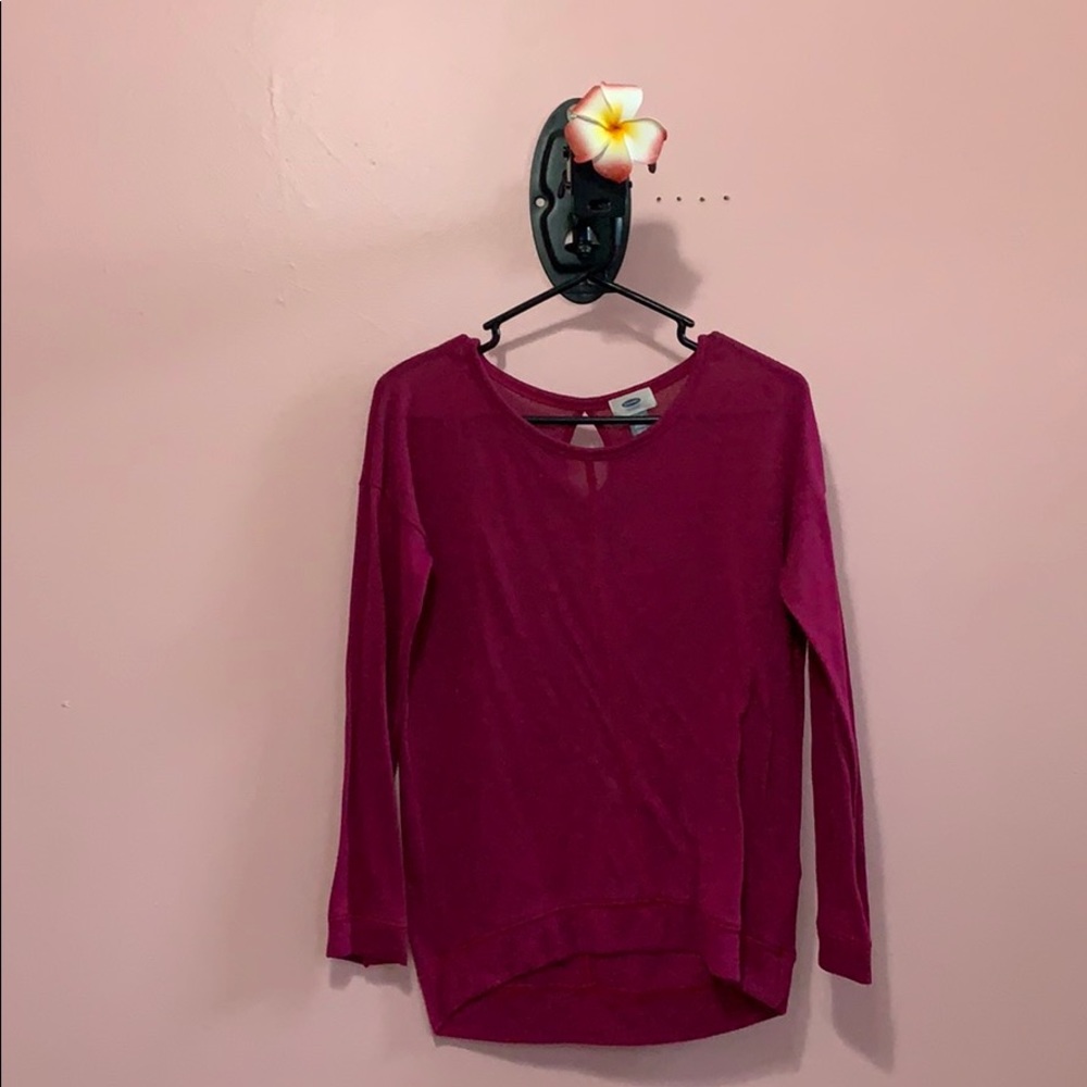 Old Navy pink sweater sz XL 14 girls